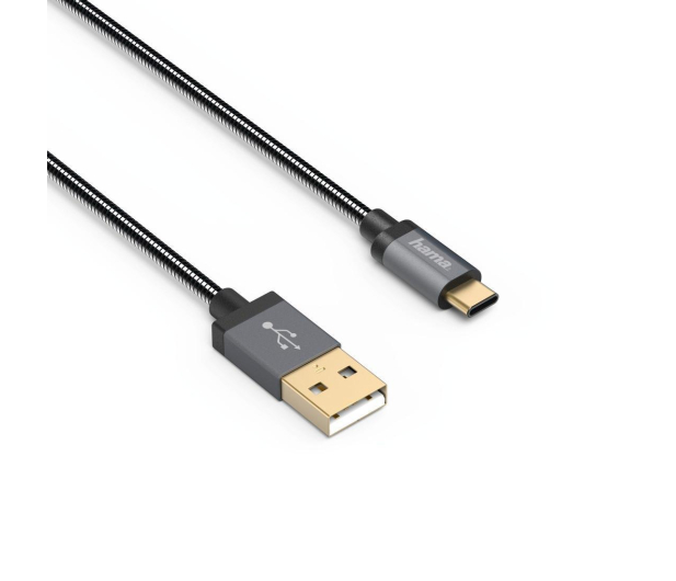 HAMA USB - USB-C 0.75M czarny - 1392061 - zdjęcie 2